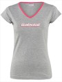 BABOLAT - T-shirt training girl-woman szary.jpg