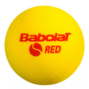BABOLAT - Piłki tenisowe dla dzieci RED FOAM (gąbka) 3 szt. wiek 4-6 lat