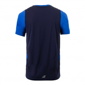 BABOLAT - T-shirt chłopięcy PF V-Neck nautical blue (2017)