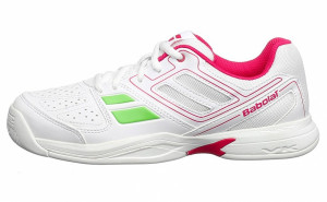 BABOLAT - Buty tenisowe dla dzieci PULSION BPM Junior white-pink (2015)