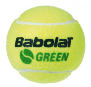 BABOLAT - Piłki tenisowe dla dzieci GREEN Stage 1 (3 szt.) wiek 9-10 lat