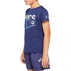 ASICS - T-shirt junior Tennis Kids GPX T peacoat (2044A007-401)