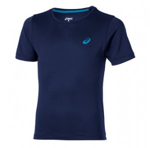 ASICS - T-shirt chłopięcy Short Sleeve Top indigo blue