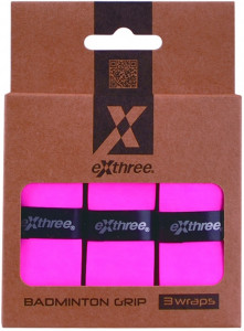 EXTHREE - Owijka wierzchnia gładka BG-8603 pink - 3 szt.