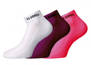 FORZA - Skarpety damskie FZ Comfort pink-purple-white - 3 pary (302452)