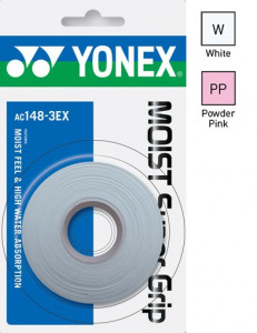 YONEX - Owijka wierzchnia gładka AC 148 Moist Grap - 3 szt. (2 kolory)