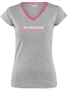 BABOLAT - T-shirt dziewczęcy TRAINING szary (2013)