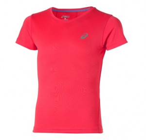 ASICS - T-shirt dziewczęcy Short Sleeve Top diva pink