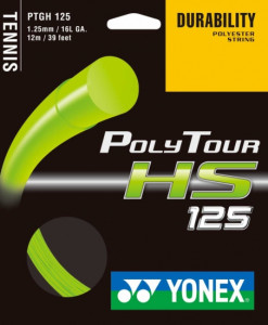 YONEX - Naciąg tenisowy POLY TOUR HS 125 1.25 mm