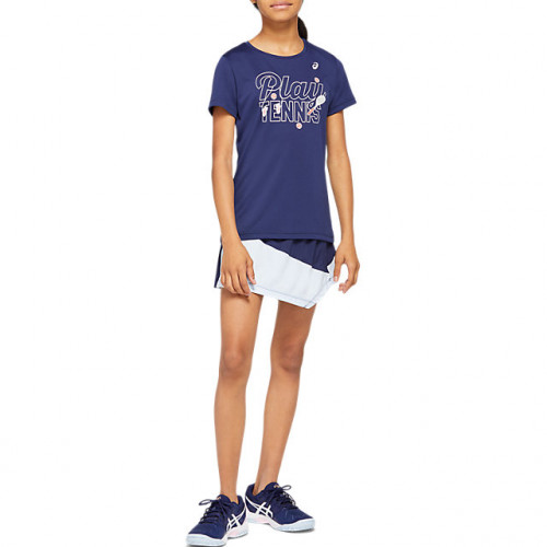 ASICS JR T-shirt dziewczęcy Tennis G Kids GPX T peacoat (2044A012-401)_2.jpg
