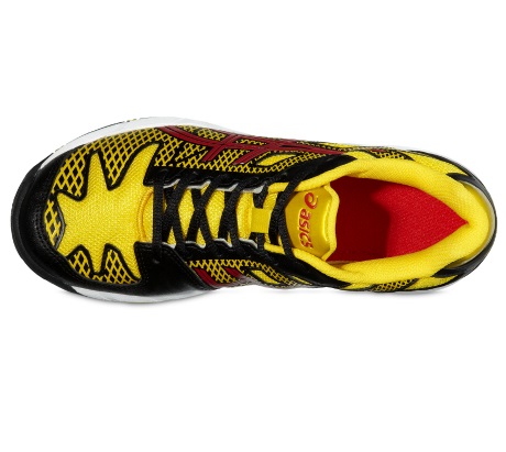 ASICS - Buty tenisowe dla dzieci Gel Solution Speed 2 black-fiery red-yellow_3.jpg