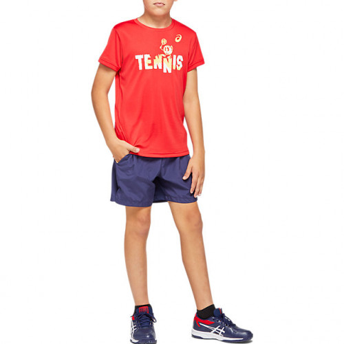 ASICS JR T-shirt chłopięcy Tennis B Graphic T red (2044A008-600)_2.jpg