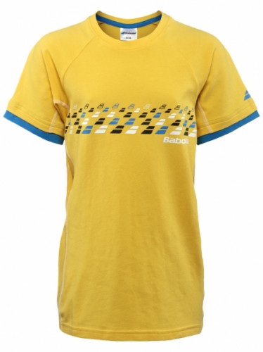 BABOLAT - T-shirt Training Essential BOY żółty 122744-47.jpg