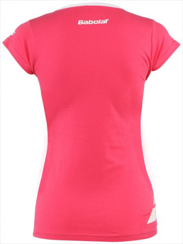 BABOLAT - T-shirt training girl-woman różowy_1.jpg