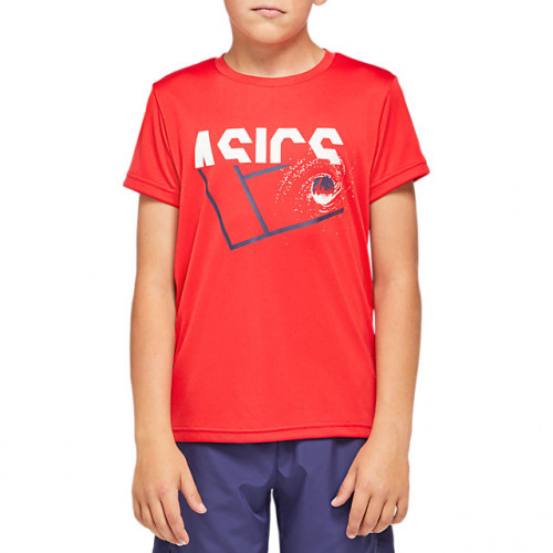ASICS JR T-shirt chłopięcy Tennis B Kids GPX T red (2044A007-600).jpg